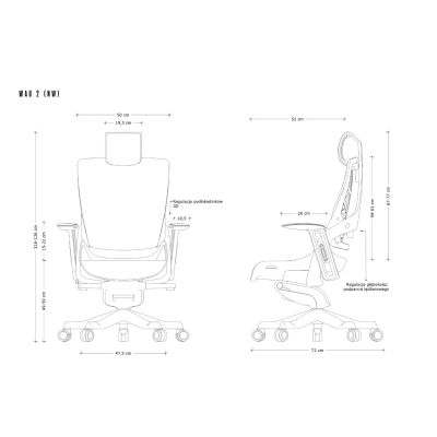 2. Wau 2 NW41 mesh office chair charcoal/black