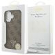 8. Guess 4G Triangle Logo MagSafe case for iPhone 17 - brown