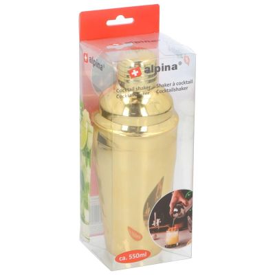 ALPINA GOLD COCKTAIL SHAKER 550ML
