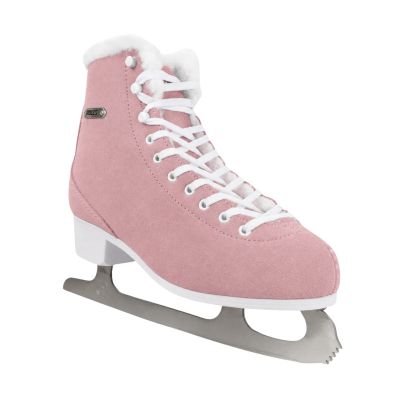 Roces Suede Eco-Fur Figure Skates Pink-White 450702 00003
