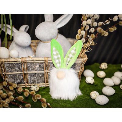 5. BUNNY 18CM GREEN SPRING DECORATION