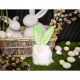 5. BUNNY 18CM GREEN SPRING DECORATION