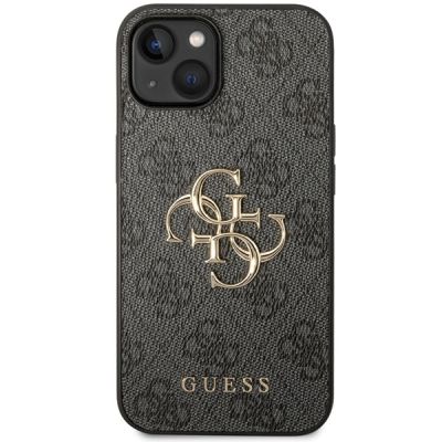 3. Guess 4G Big Metal Logo iPhone 15 Plus Case - Gray