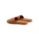 12. Basic plain camel pool flip-flops KUBKBB-SS24-03-21