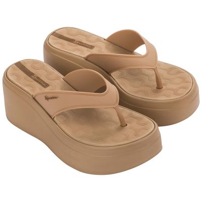 Ipanema shoes women's flip-flops Solaris platform beige