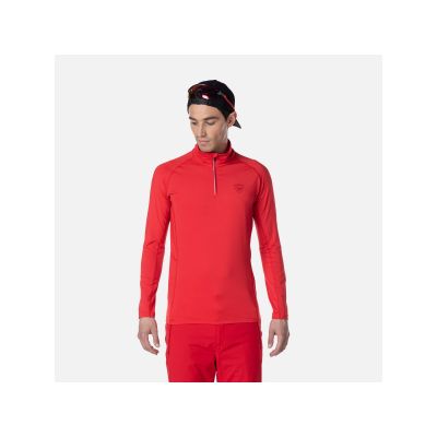 3. Rossignol Classique 1/2 Zip T-shirt red