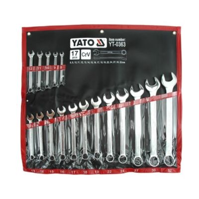 2. COMBINATION WRENCHES 8-32 17 PCS YT-0363 YATO