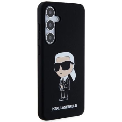 4. Karl Lagerfeld Silicone Ikonik case for Samsung Galaxy S24 - black