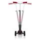 23. Globber Master Prime 3-wheel scooter / Black - New Red 664-102