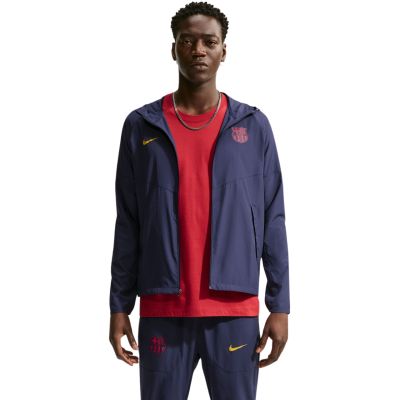 Nike FC Barcelona City Side Men's Jacket Navy Blue IO3430 498