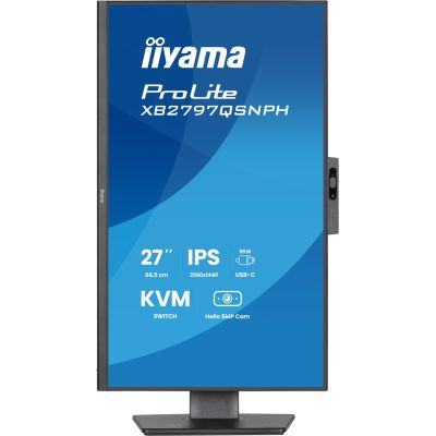 5. iiyama ProLite XB2797QSNPH-B1 27IN IPS LCD 4MS 2560X1440 350CD/M2 HDMI/DP/USB 2 computer monitor 68.6 cm (27") 2560 x 1440 px Quad HD Black