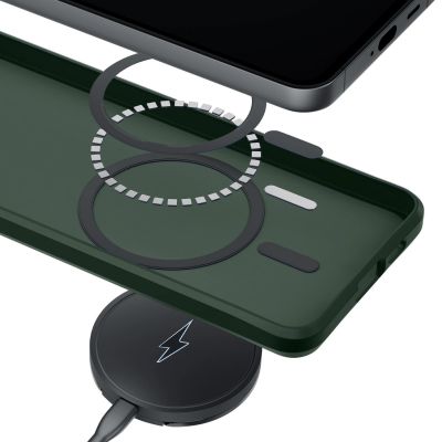10. 3mk Smoke MagCase for iPhone Air - Green