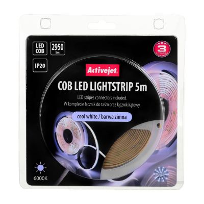 2. COB LED strip 5m cold color IP20