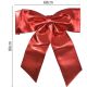 9. JUMBO DECORATIVE BOW 68x80CM RED