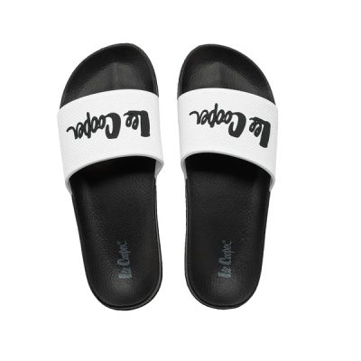 5. Lee Cooper men's sneakers slip-on slippers comfortable lightweight black white