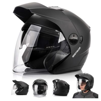 18. Meteor Hekato XL Motorcycle Helmet 61 cm Black