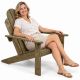 3. WOODEN GARDEN ARMCHAIR WITH ARMRESTS