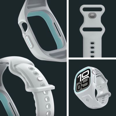 12. Spigen Liquid Air Pro Strap for Apple Watch 10 46mm - Gray