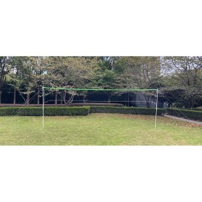 9. BADMINTON VOLLEYBALL NET POSTS SET 609x220CM