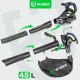 15. 3000W Electric Leaf Blower with Shredder 15:1 W43422 WUBER