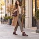 6. Burgundy Women's Leather Ankle Boots with Warm Lining M.Daszyński SFY2648-1