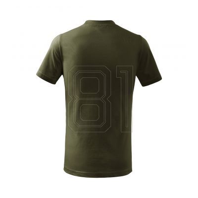 3. Malfini Basic Jr MLI-13869 military T-shirt