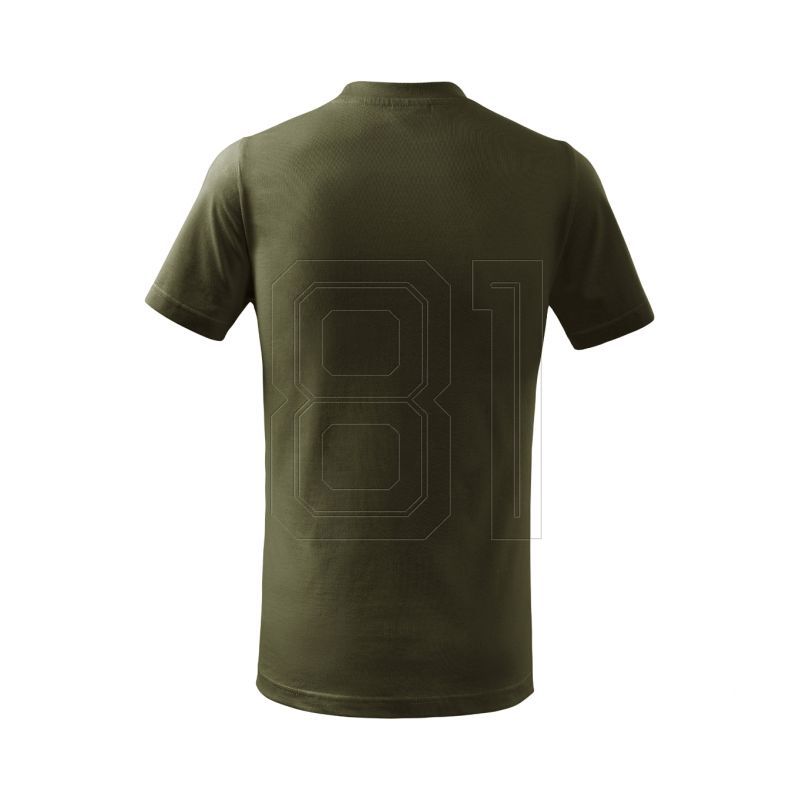 3. Malfini Basic Jr MLI-13869 military T-shirt