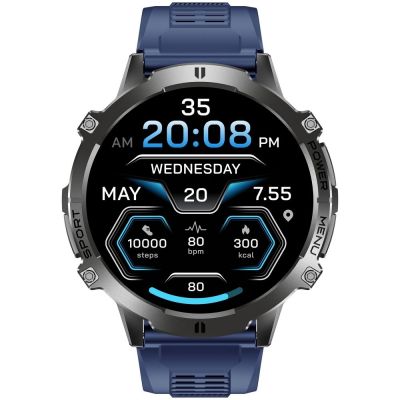 5. Smartwatch Gravity Black Strap + Bracelet GT42-2