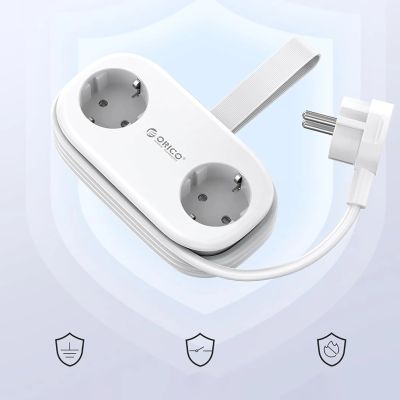 4. Orico AP3 20W GaN 5in1 Power Strip 2x AC + 2x USB-A + 1x USB-C - White
