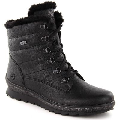 28. Remonte W RKR629B insulated leather ankle boots, black