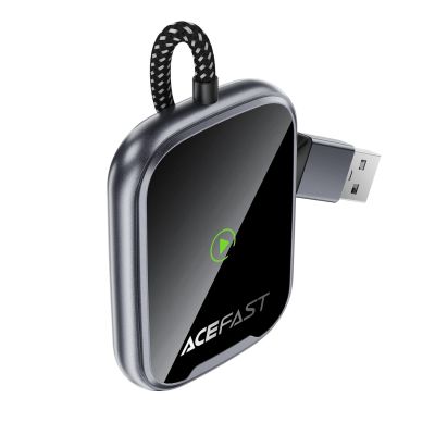 2. Acefast QC1 Wireless Car Adapter - Gray