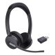 Yealink WH64 Hybrid Dual Teams Headset Wireless Headband Office/Call Center Micro-USB Bluetooth Black