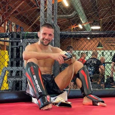 15. M Shin Guards - Phantom Red