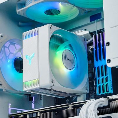 4. Jonsbo CR-1000 EVO CPU cooler 12cm ARGB White 1pc.