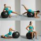 2. Meteor Fitness Ball 65 cm Black