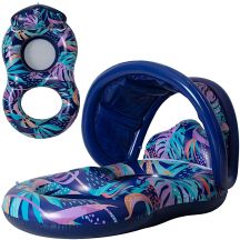 INFLATABLE BEACH CHAIR WITH CANOPY SUMMER NIGHT 33364