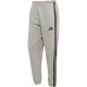 2. Men's adidas Essentials 3-Stripes Fleece Tapered Cuffed Pants Gray KY4127