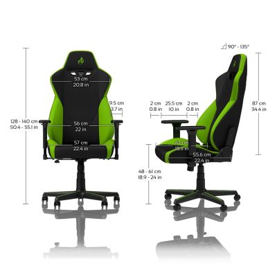 3. Nitro Concepts S300 Padded Upholstered Seat Padded Upholstered Backrest