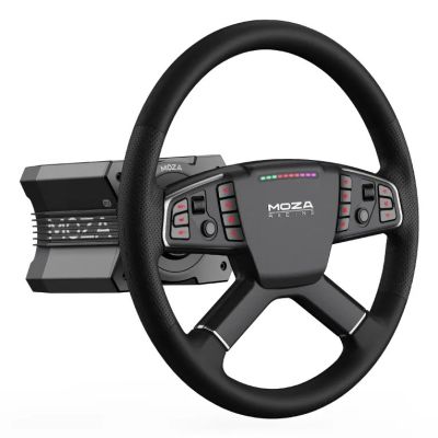 2. Moza Racing TSW Truck Wheel Black PC Steering Wheel