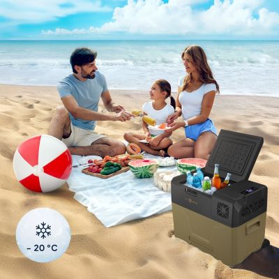 21. Peme Expedition 39 L Travel Refrigerator Electric Brown