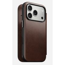 Nomad Modern Leather Folio Cell Phone Case 16 cm (6.3") Brown