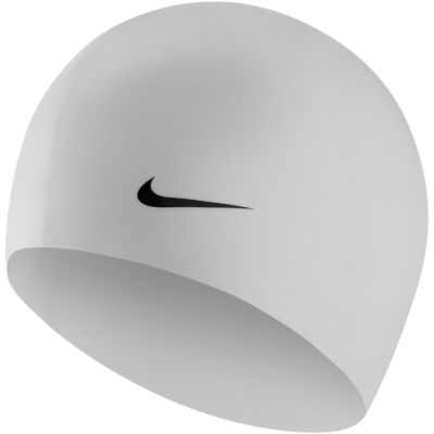 2. Nike Os Solid WM 93060-100 White Swimming Cap 