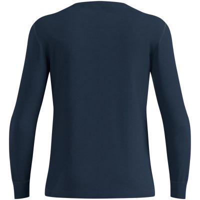 Odlo MERINO 200 BL TOP crew neck long sleeve men's thermal shirt navy blue L