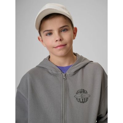 4. Boy's loose hooded sweatshirt 4F 4FJRSS26TSWSM2934-25S