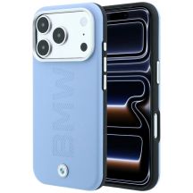 BMW Sign Centered Deboss MagSafe Case for iPhone 17 Pro / 18 Pro - Blue