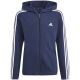 2. adidas Essentials 3-Stripes Full-Zip Hoodie Jr IB1667