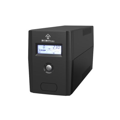 UPS 800VA/480W, 220V/50Hz, Tower housing, LCD, 2×CEE 7/3, USB, VRLA battery 1×9Ah, USB AB cable 1.2 m, CEE 7/7 power cable 1.4 m ALANTEC