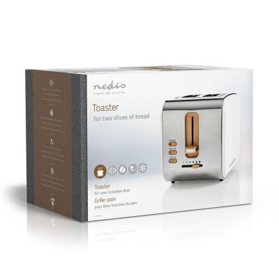6. Nedis KABT510EWT Toaster White