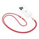 2. Tech-Protect C2S Rope Crossbody Strap Leash - Red