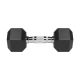 4. REBEL ACTIVE CAST IRON RUBBER-COATED HEX DUMBBELLS 2X8KG RBA-2325-08
